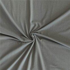 flat grey plain cotton jersey fabric | More Sewing
