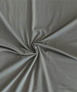 flat grey plain cotton jersey fabric | More Sewing