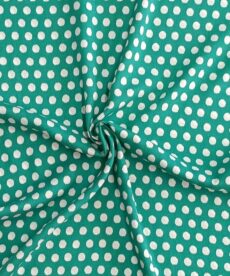 Green viscose challis fabric | More Sewing