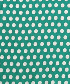 Green viscose spot fabric | More Sewing