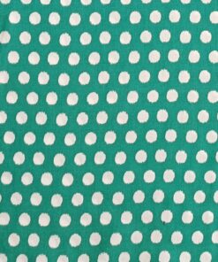 Green viscose spot fabric | More Sewing