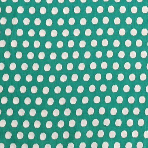 Green viscose spot fabric | More Sewing