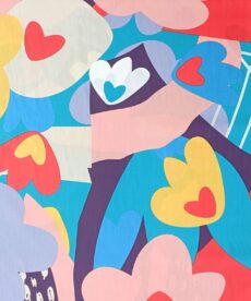 Hearts And Flowers Cotton Fabric | More Sewing