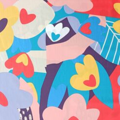 Hearts And Flowers Cotton Fabric | More Sewing