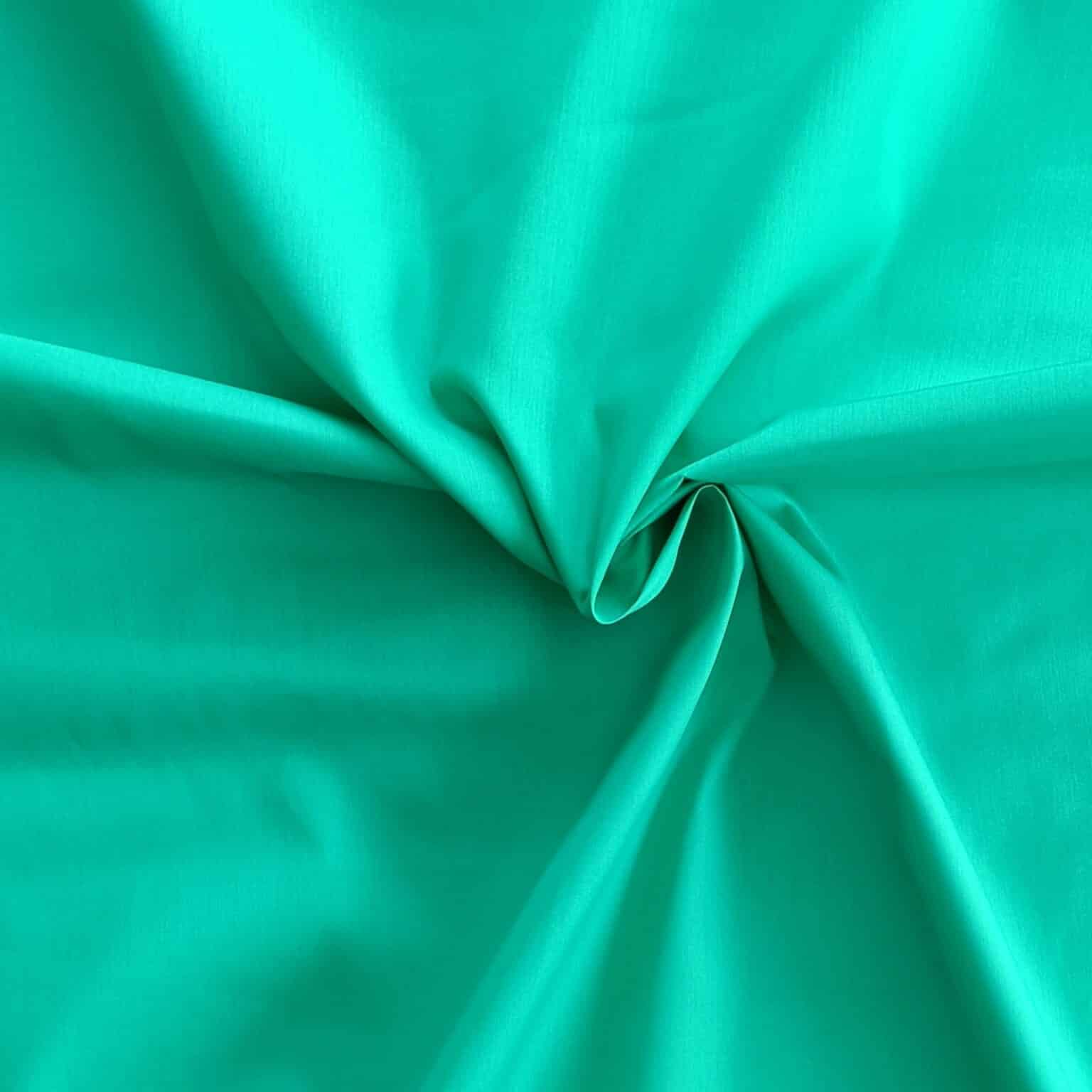 jade plain cotton poplin fabric | More Sewing