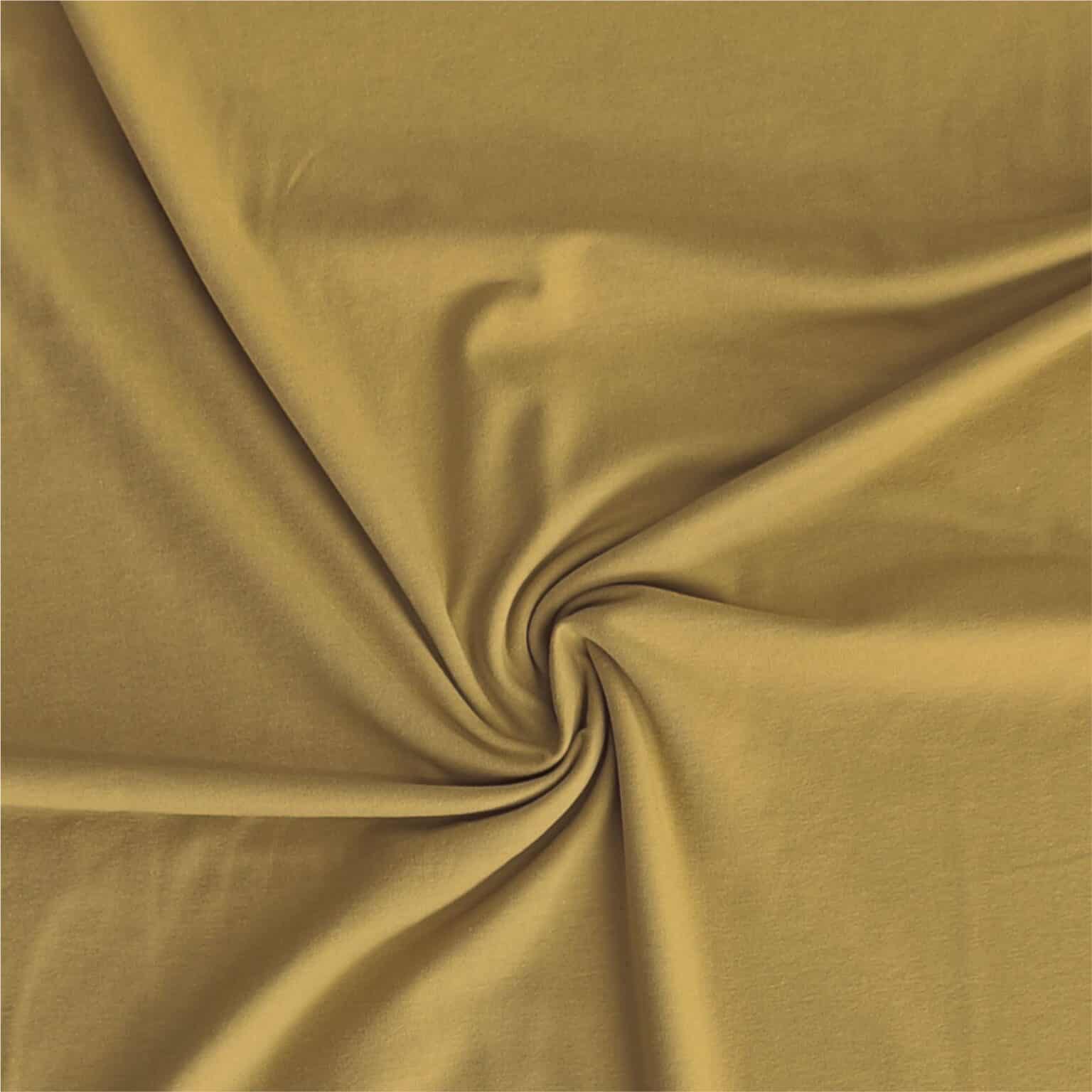 mustard cotton plain jersey fabric | More Sewing