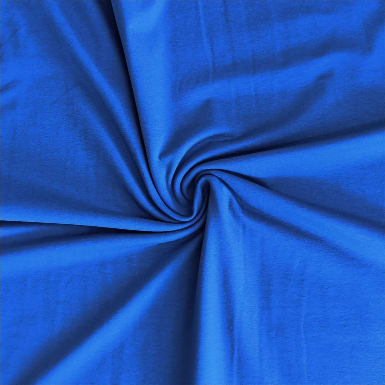 royal blue cotton plain jersey fabric | More Sewing