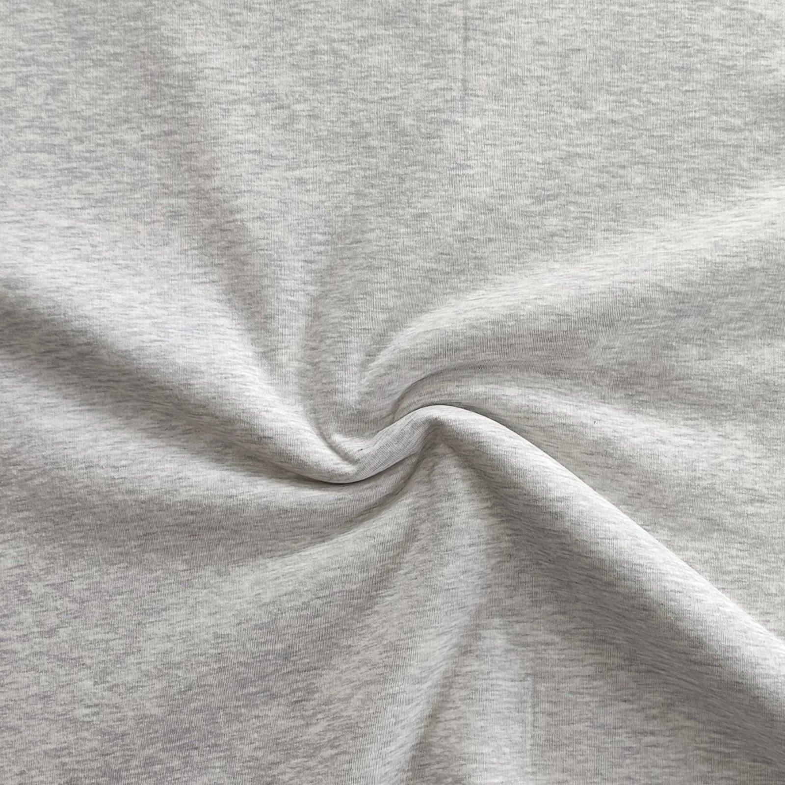 Buy Cotton Sweatshirt Jersey Fabric - Silver Grey Marl - 150cm Wide