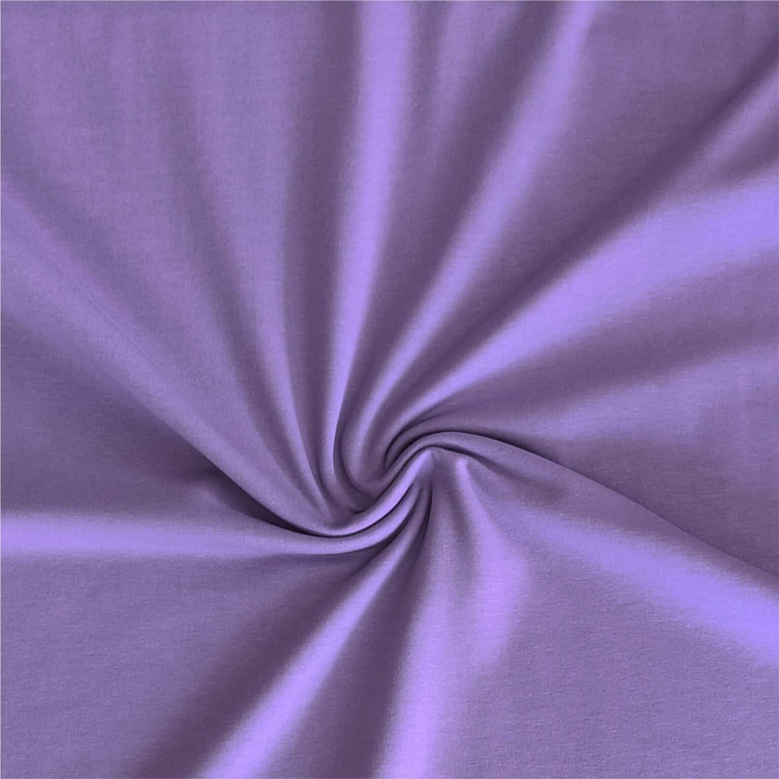 lilac plain cotton jersey fabric | More Sewing