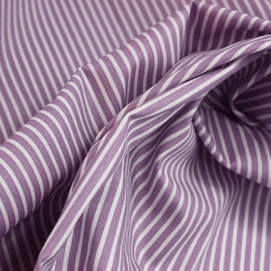 candy stripe cotton poplin lilac | More Sewing