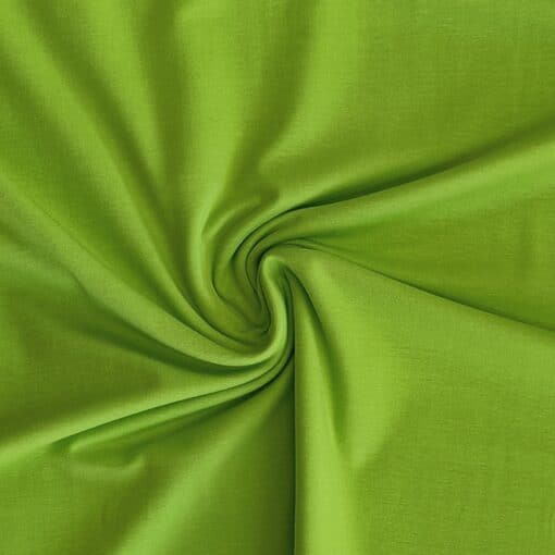 lime green plain cotton jersey fabric | More Sewing