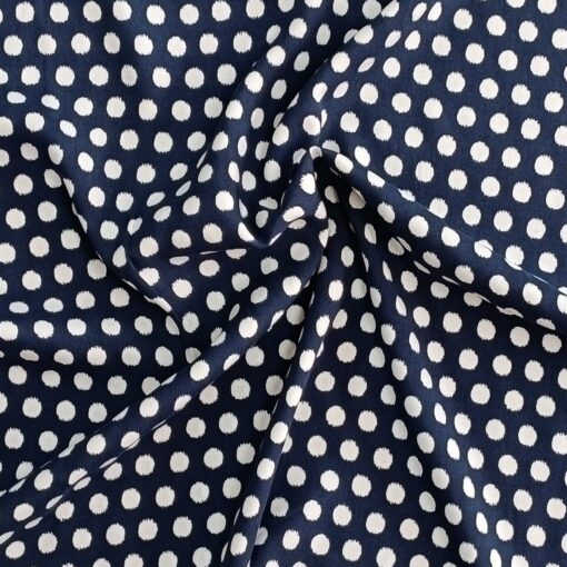 navy blue viscose challis fabric | More Sewing
