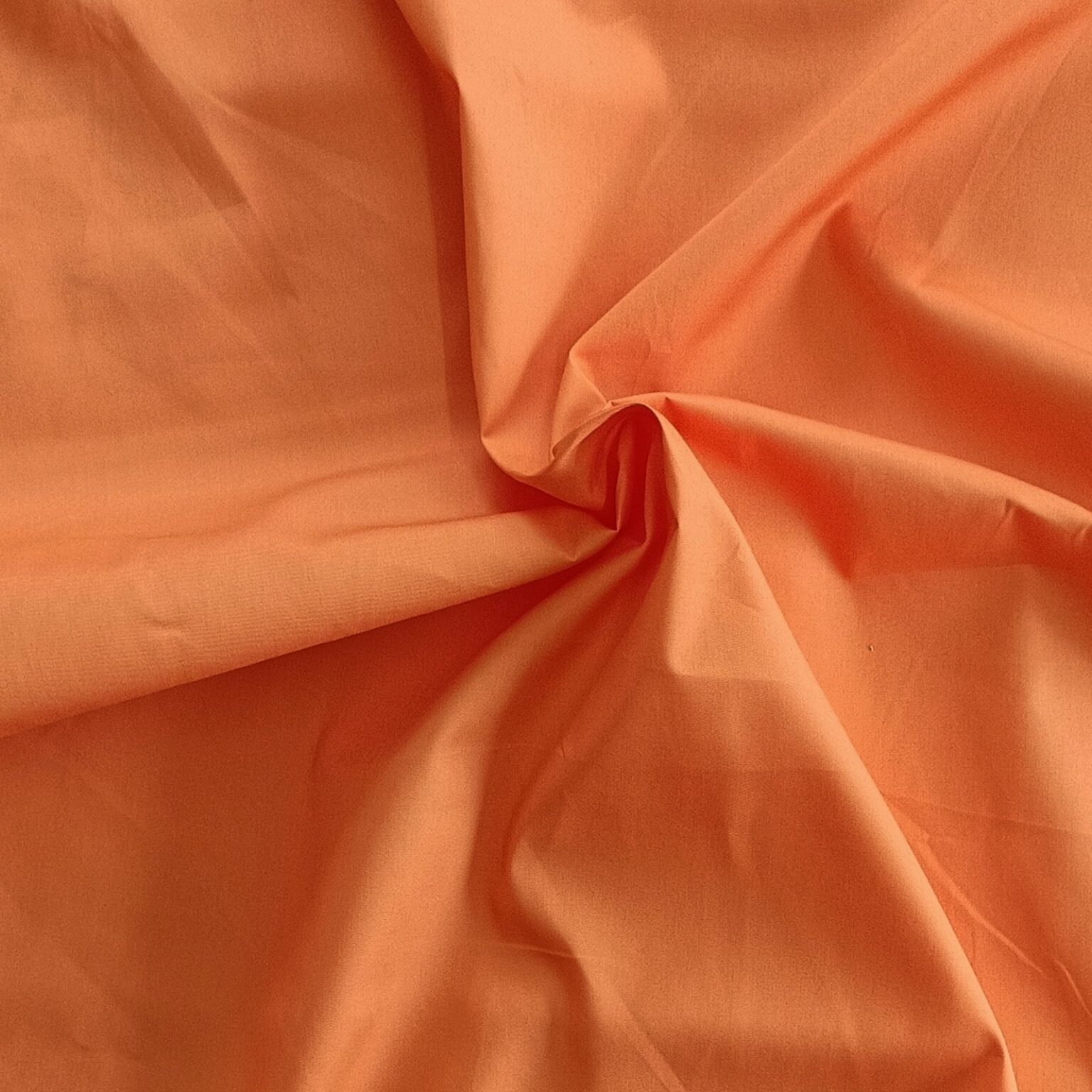 orange plain cotton poplin fabric | More Sewing
