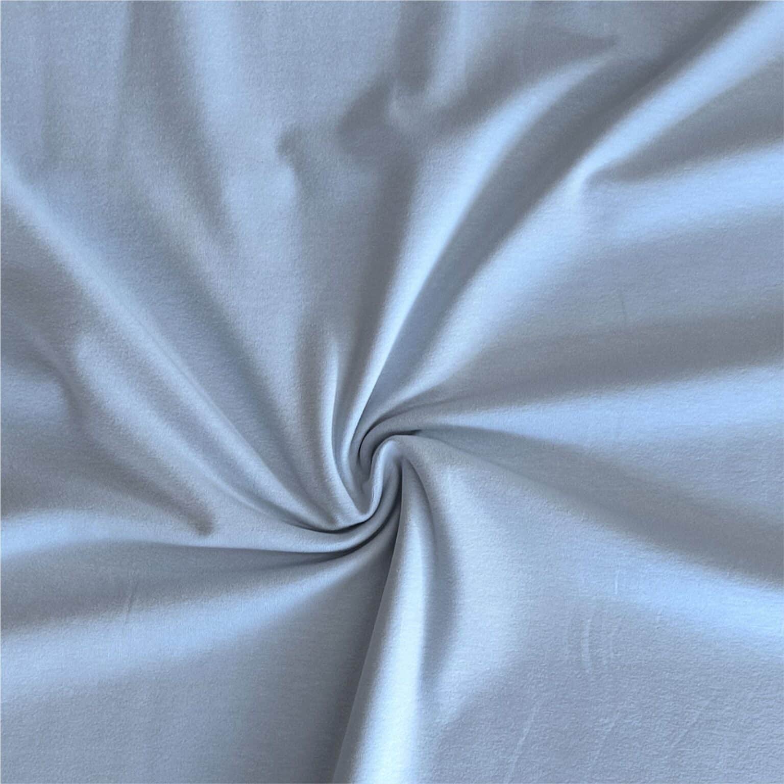 pale blue plain cotton jersey fabric | More Sewing