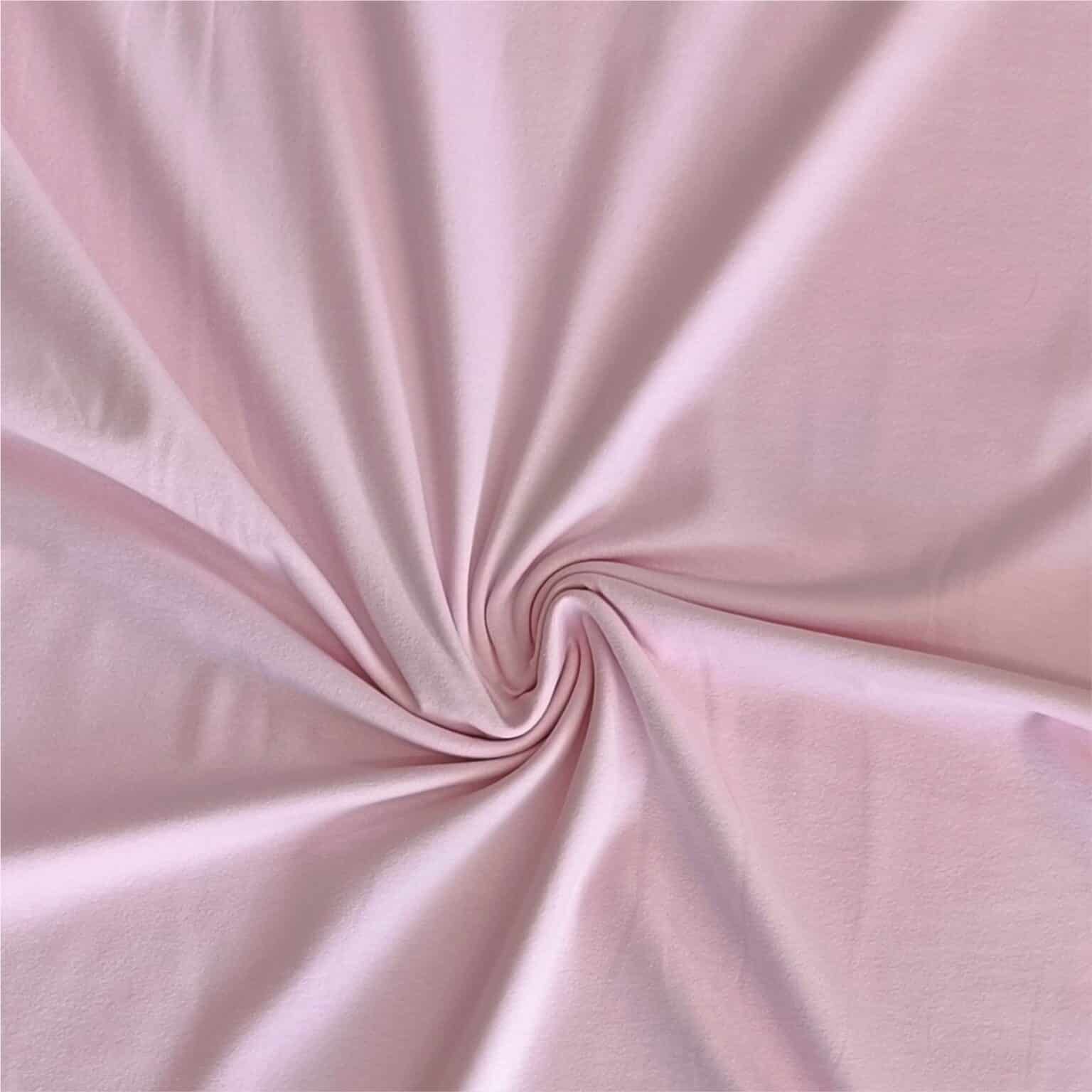 pale pink plain cotton jersey | More Sewing