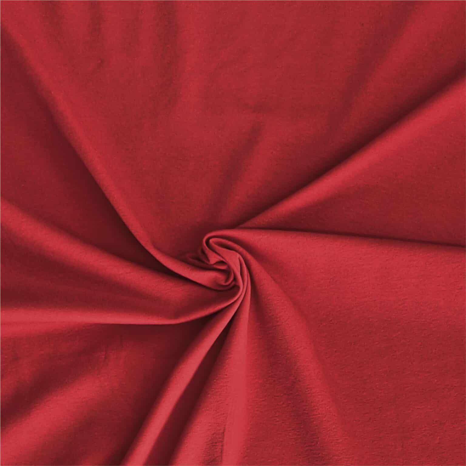 red cotton plain jersey fabric | More Sewing