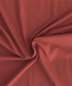 Terracotta plain cotton jersey fabric | More Sewing