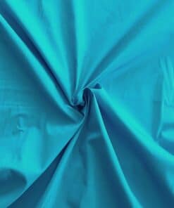 turquoise plain cotton poplin fabric | More Sewing