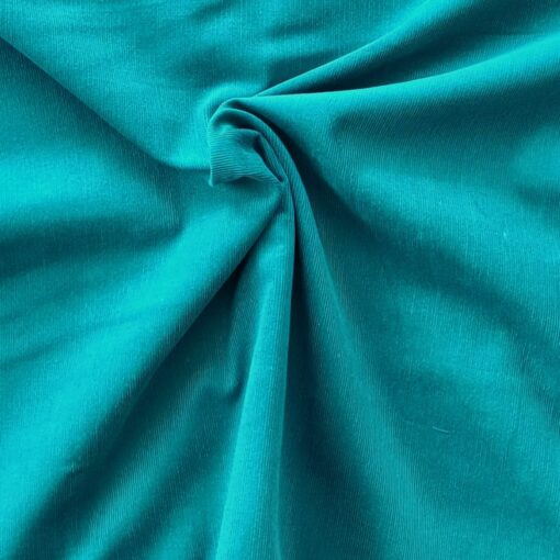Babycord teal corduroy fabric | More Sewing