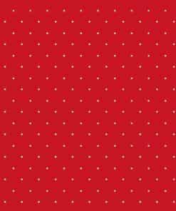 pinspot red cotton jersey fabric | More Sewing
