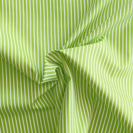 Candy stripe cotton green | More Sewing