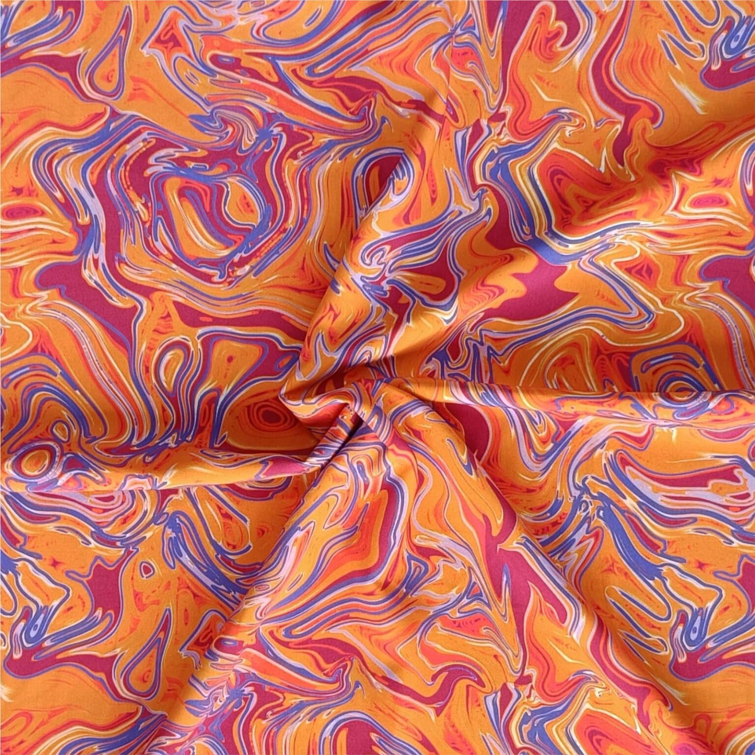 Swirl Marble Viscose fabric | More Sewing