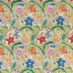 buy monkey floral viscose fabric for sale at More Sewing