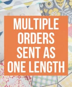 multiple orders are sent at one length at More Sewing