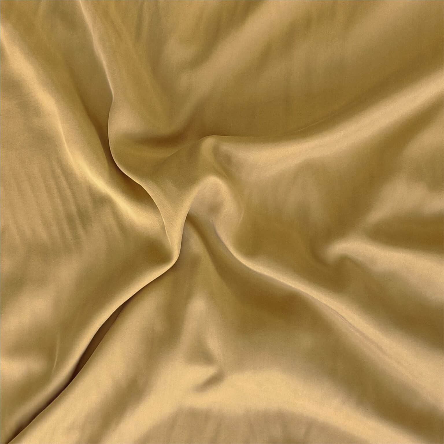 Ochre soft touch lyocell fabric | More Sewing