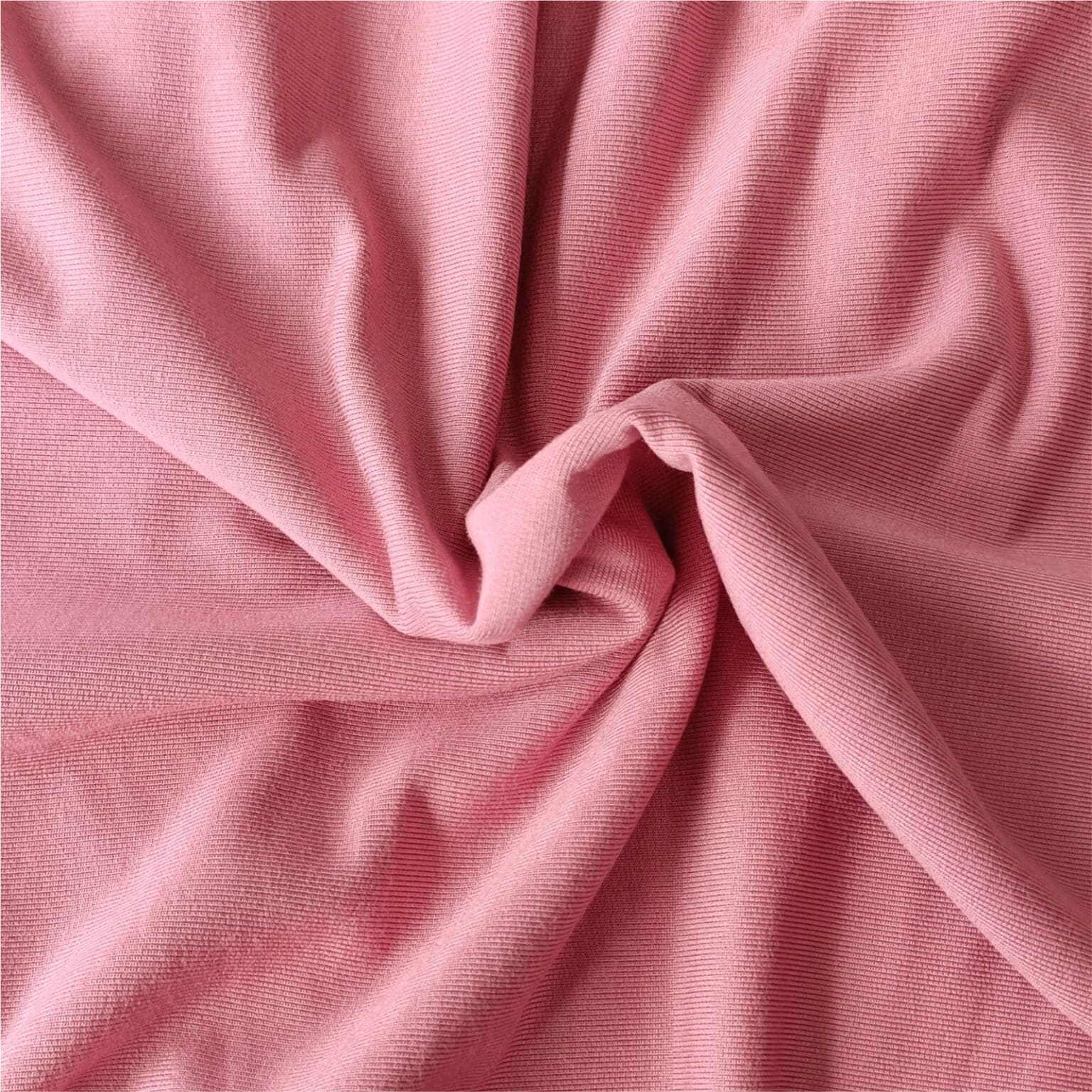 Dusky Pink Bamboo Organic French Terry fabric | More Sewing