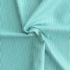 Candy Stripe Cotton Poplin turquoise fabric | More Sewing