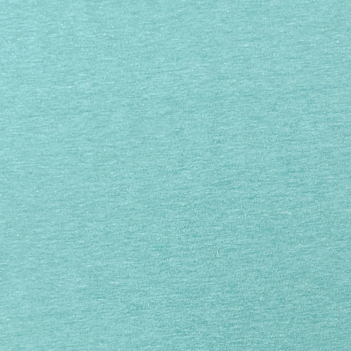 Turquoise Melange Cotton Jersey fabric | More Sewing