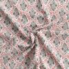 Woodcut Paisley on Beige viscose fabric | More Sewing