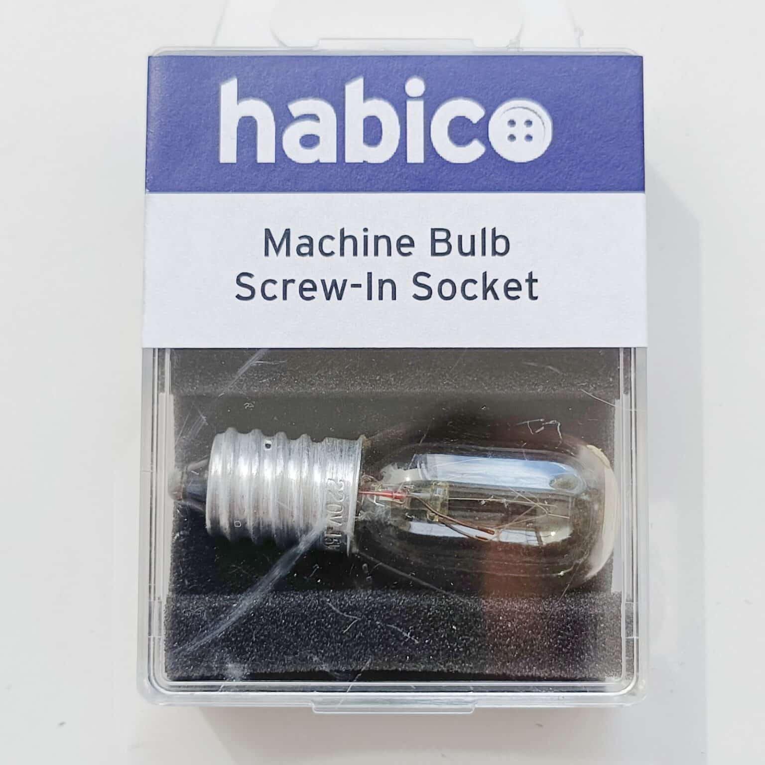 Habico Sewing Machine Light Bulb Screw In 240v 15w | More Sewing