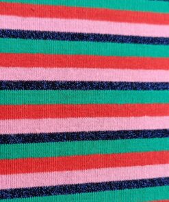 Yarn Dyed Fabric | Glitter Stripe Jersey Fabric | More Sewing