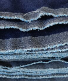 Knitted Jersey Denim Fabric - Blue - 125cm Wide