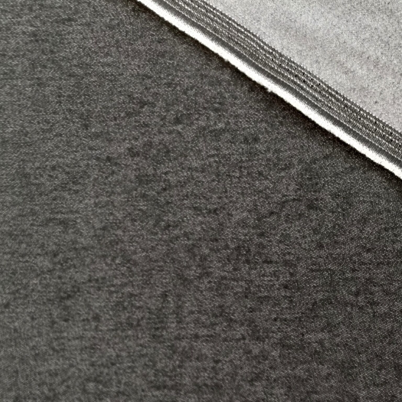 Stretch Denim Fabric - Black 9oz - 150cm Wide