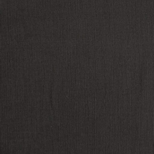 Ribbed Cotton Jersey Fabric - Black - 140cm Wide