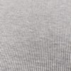 Ribbed Cotton Jersey Fabric - Grey Marl - 140cm Wide