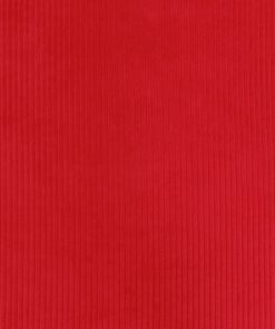 Nicky Jumbo Cord Jersey Fabric - Red - 150cm Wide 2