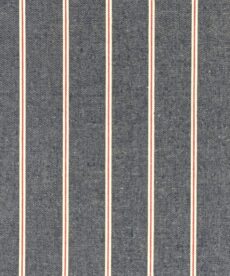 Striped Denim Fabric, Lightweight Cotton, 145cm Wide