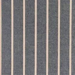 Striped Denim Fabric, Lightweight Cotton, 145cm Wide