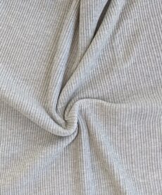 grey cable knit jersey dressmaking fabric