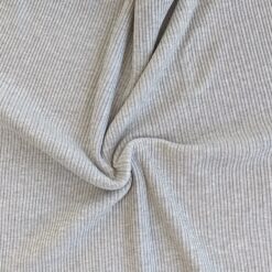 grey cable knit jersey dressmaking fabric