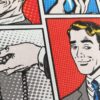 comic pattern dress fabric