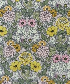 Cotton Fabric - Arts & Crafts Floral - 150cm Wide 4