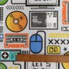 gaming pattern dress fabric