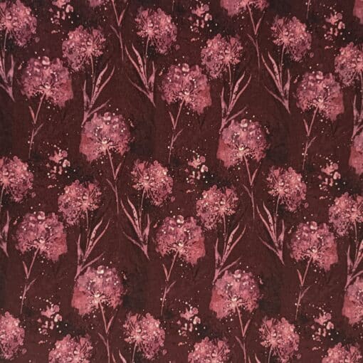 Viscose Jersey Fabric - Wild Flowers Digital Print - 150cm Wide