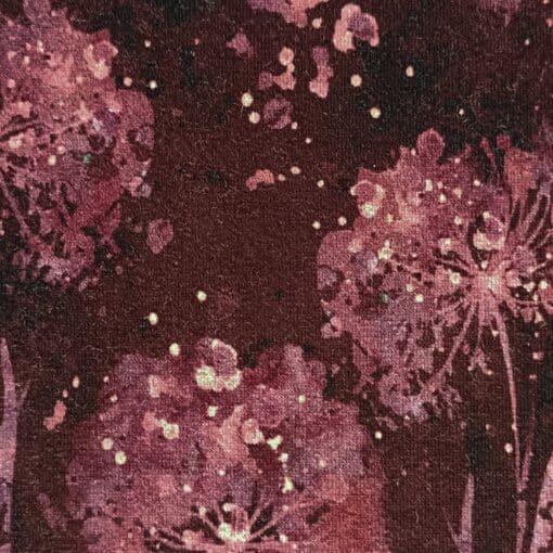 Viscose Jersey Fabric - Wild Flowers Digital Print - 150cm Wide 2