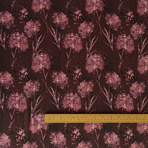 Viscose Jersey Fabric - Wild Flowers Digital Print - 150cm Wide 1